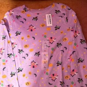 Girl’s Old Navy Large  Halloween Top - Purple